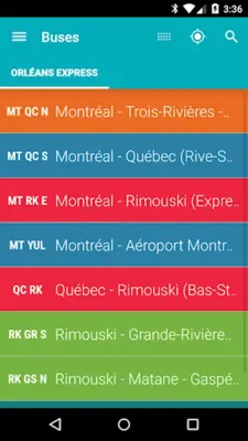 MonTransit Orléans Express Bus android App screenshot 0